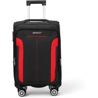Infinity Leather Zachte handbagagekoffer 36,5 x 23,5 x 58 cm Nylon 900D Geschikt geïntegreerd slot voor Easyjet, Ryanair, Wizzair