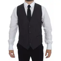 Dolce&Gabbana Grijs Gestreept Vest