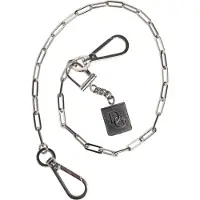 Dolce&Gabbana Zilverkleurige Metalen Ketting DG Charm Sleutelhanger