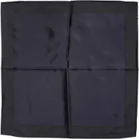 Dolce&Gabbana Donkerblauwe Zijden Vierkante Foulard Sjaal voor Mannen