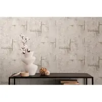 CosmoLiving by Cosmopolitan BETONLOOK BEHANG | Urban - Grijs Bruin Wit Beige - CosmoLiving