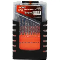 AWTOOLS Serie - Kobalt Boor Set - 19 Stuks - 1,0-10,0mm - HSS-Co Staal