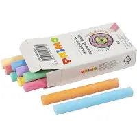 Packlinq Schoolbordkrijt, L: 8 cm, d 10 mm, 10x10 stuk/ 1 doos