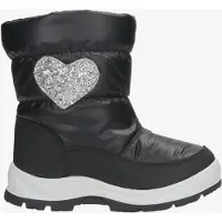 Snowfun gevoerde kinder snowboots met hartje zwart maat 26