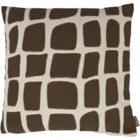 Mars & More Doby chenille jaquard kussen taupe 45x45cm