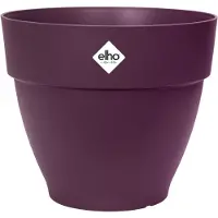 Elho Vibia Campana Rond 40 - Bloempot voor Buiten met Afwateringsgaten - 100% Gerecycled Plastic - Ø 39.0 x H 33.4 cm - Esdoorn paars