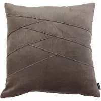 Mars & More Uneven Pintuck kussen taupe 45x45cm