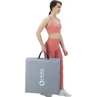 HMS Premium Opvouwbare Fitness Mat - Grijs