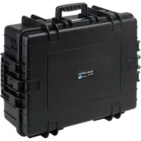 B&W Outdoor.cases Type 6500 zwart / plukschuim