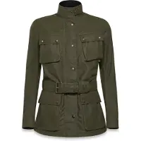 Belstaff Trialmaster Dames Motorfiets Gewaxte Jas Maat