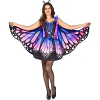 Amscan Mystical Vlinder Dames Met Vleugels - Maat S
