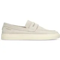Manfield Beige suède loafers | Maat 46