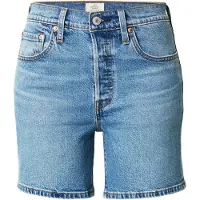 Levi's Jeans '501 Mid Thigh Lightweight Shorts' blauw denim