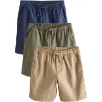 Next Broek beige / navy / groen