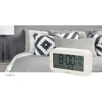 Nedis Digitale Tafelklok | LCD | Achtergrondverlichting | Snoozefunctie | Datumweergave | Timer | Hout