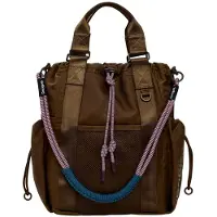 Desigual Rugzak donkerbruin / pruim
