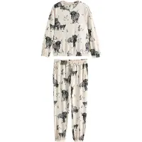 Next Pyjama beige / zwart