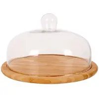 Point-Virgule - Taartplateau - Met glazen stolp - 30cm