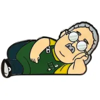 Youtooz Sakamoto Days Pin Badge Laying Down Sakamoto 5 cm Pins & Brooches