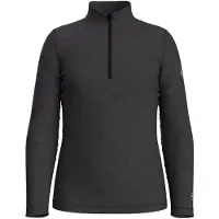 Smartwool - Kid's Classic Thermal Merino BL 1/4 Zip Boxed - Merinolongsleeve S, grijs/zwart