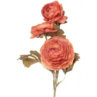 Clayre & Eef Kunstbloem 70 cm Oranje Kunststof
