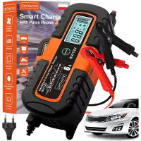 Zenwire JMD-6S Acculader 6V / 12V – 6A – LCD-display – Microprocessor gestuurd – Accureparatiefunctie – Zomer- en Wintermodus – Voor Auto, Motor en Boot