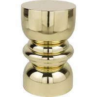 Housecraft living Kinga Bijzettafel Rond 29.50 cm Goud