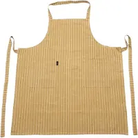 Linen&More Schort Pinstripe Geel 75 X 90 Cm