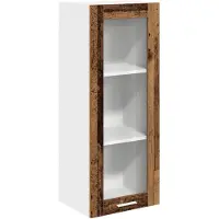 vidaXL Hangkast Oudhout 40 x 31 x 100 cm Bewerkt hout