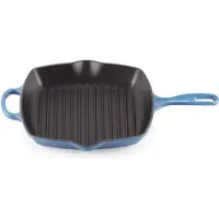 Le Creuset Signature Vierkante Grillpan Azure 26cm