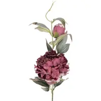 Clayre & Eef Kunstbloem 78 cm Paars Kunststof