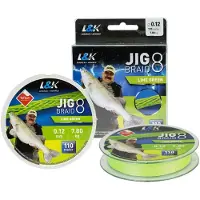 L&k Lk Jig 8 Teflon 110 M Gevlochten Vislijn