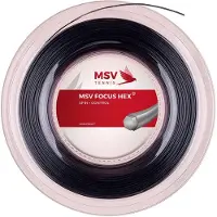 Msv Tennis Focus Hex 200 M Tennis Reel String Zilver 1.33 mm
