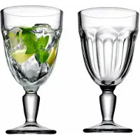 Pasabahce Casablanca – Glazen Op Voet – 320 ml – Set van 6