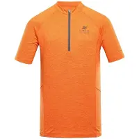 Alpine Pro Geret T-shirt Met Korte Mouwen Oranje S Man