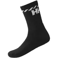 Helly Hansen Sok Unisex Cotton Sport Sock Black (3-Pack)-Schoenmaat 39 - 41