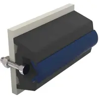 VETUS Trap Vinyl Rubbing Strake 30 M Zwart 55 x 34 mm