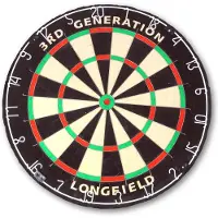 Longfield Dartbord 3rd Generation - Blade Wire - Afrikaans Sisal - Wedstrijd Dartbord