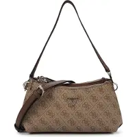 GUESS Schoudertas 'Noelle II' bruin / lichtbruin