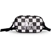 Difuzed Peanuts - Checkerboard Logo Crossbody tas - Zwart/Wit