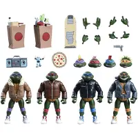 NECA Teenage Mutant Ninja Turtles Cartoon Actionfiguren 4 Pack Punk Turtles Actionfiguur 18 Cm