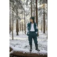 Ducksday Broek Kids Softshell Dark Green-Maat 146 / 152