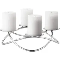 Georg Jensen Kandelaar - Luxe Kaarshouder- Candle Holder – Kaarshouder – Kaarsenhouder – Woonkamer Accessoires