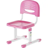 En.casa Kinderstoel Sauda bureaustoel 63-75x36x46 cm roze en wit []