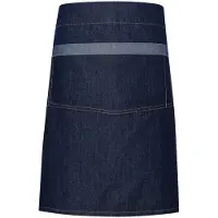 Premier Taille schort voor volwassenen (Indigo Denim)