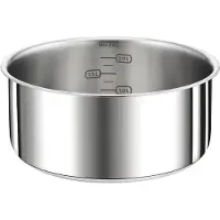 Tefal Ingenio Preference Casserole 20 Cm, Induction, Inox, Empilable, Compatible Lave-Vaisselle L8983004
