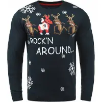 Blend Trui 'Rudolph' blauw / gemengde kleuren