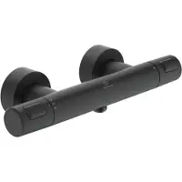 Ideal standard douchethermostaat Ceratherm T25, opbouwmodel, artikelnummer A7201XG, zwart