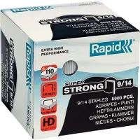 Rapid 9/14 Mm X5000 Super Strong Galvanized Staples Zilver Kinderen
