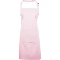 Premier Dames/Dames Kleuren Bipschort Met Zak / Werkkleding (Roze)